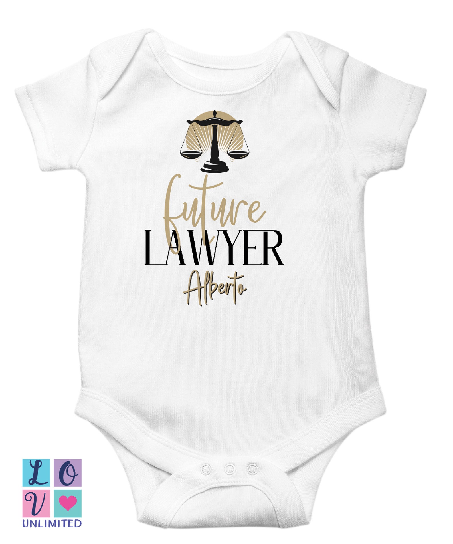 Future lawyer baby Onesie® Lawyers office baby shower gift Etsy