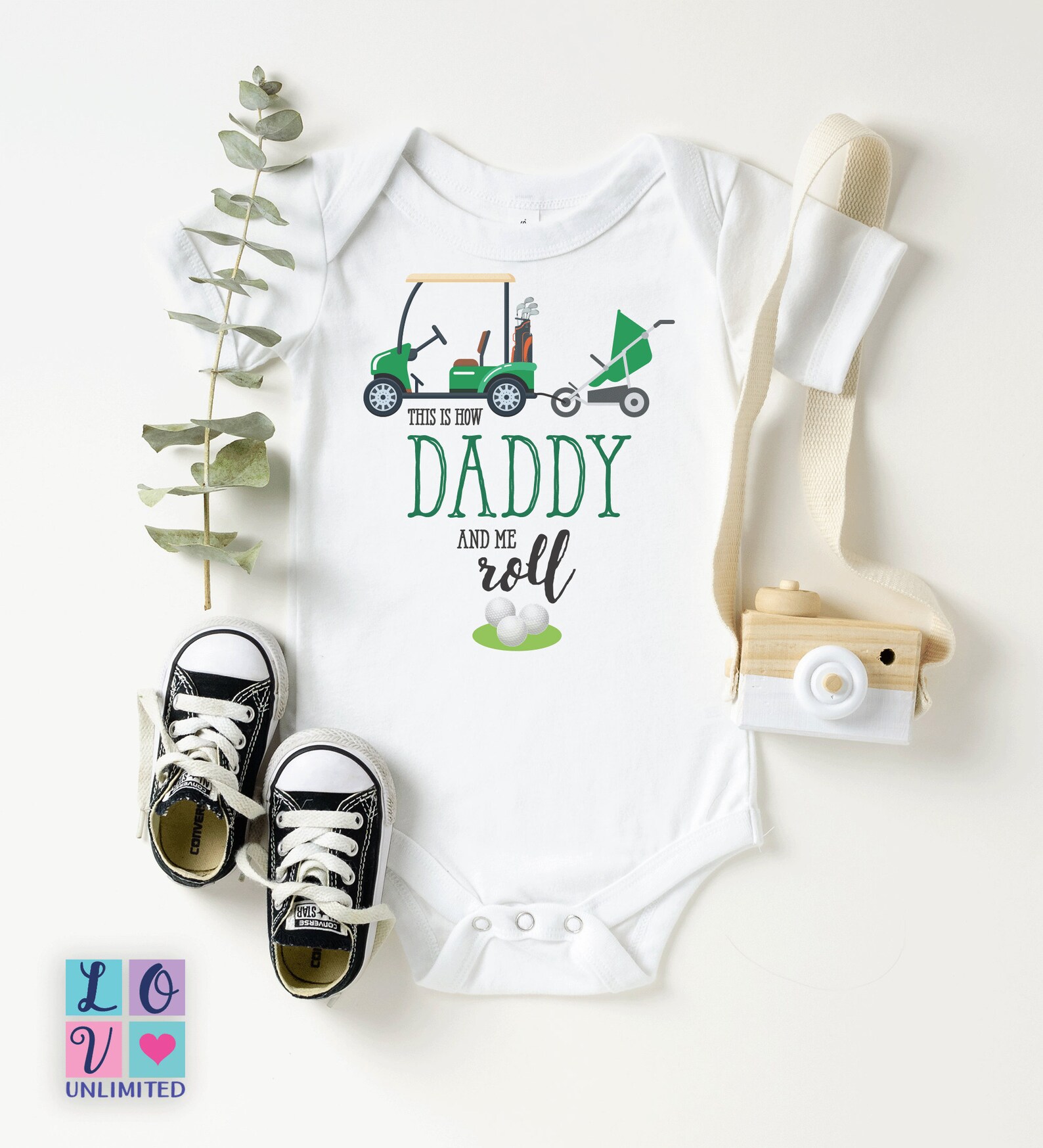 Golf Baby Boy Onesies® Golfer Father Gift Designer Baby Golf Etsy