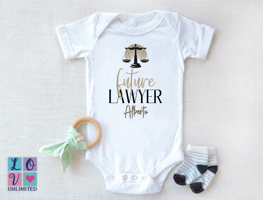 Future Lawyer Baby Onesie®, Lawyers Office Baby Shower Gift Etsy