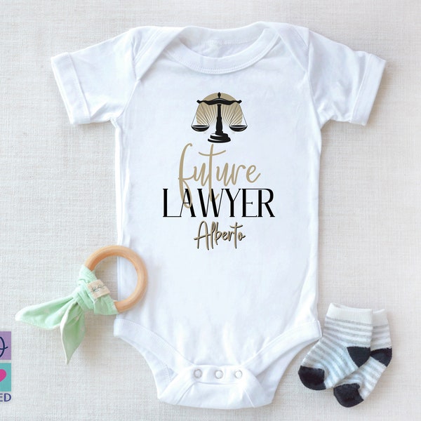 Future lawyer baby Onesie®, Lawyers office baby shower gift