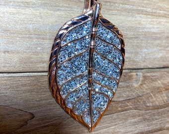 Retro Leaf Necklace/Valentines Day/ Gift for Girlfriend