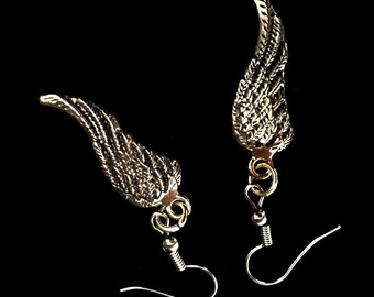 Pendientes del ala del ángel guardián - Regalo de aniversario