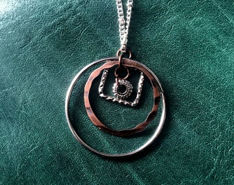 Bohemian Circle Necklace ~ Gift for Girlfriend