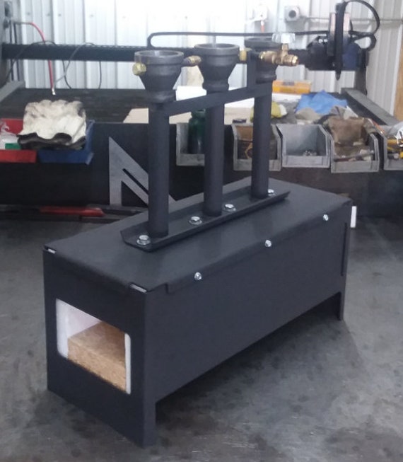 3 Burner Knifemaker Forge Blacksmith Farrier