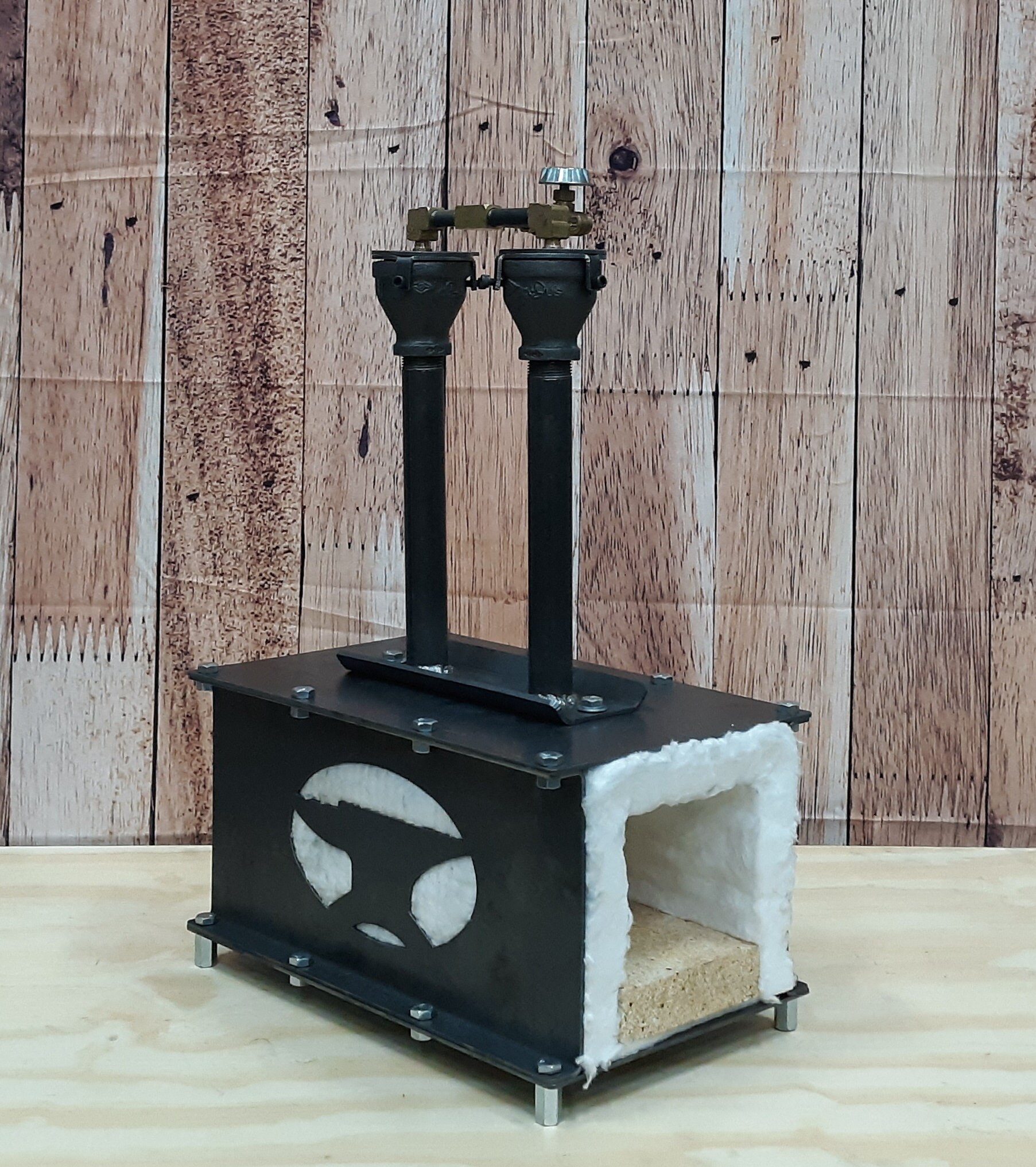 Diamondback Ironworks Series 1 Two Burner Gas Blacksmith Etsy