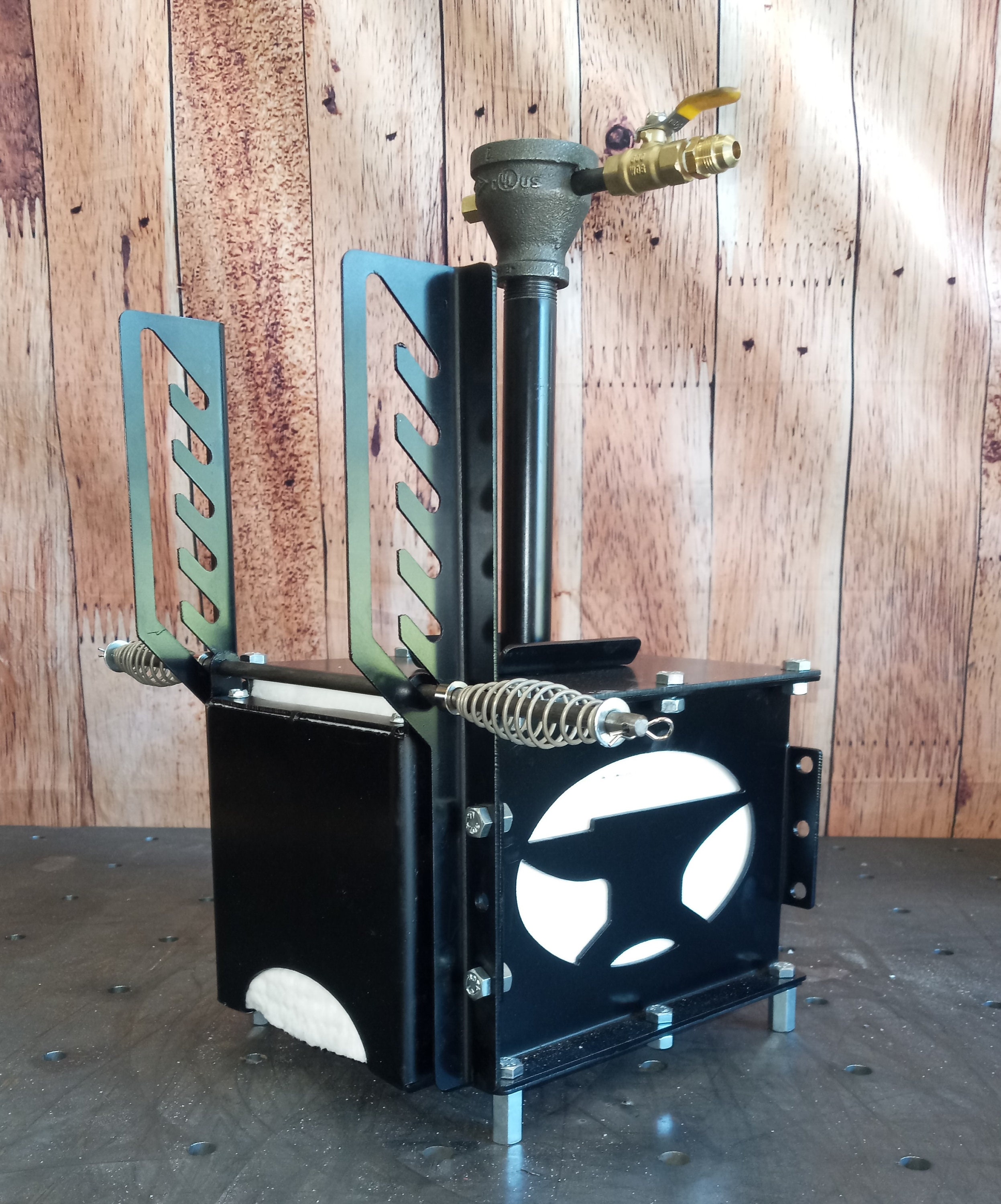 Series 2 Diamondback Ironworks Single Burner Gas Forge Blacksmith ...