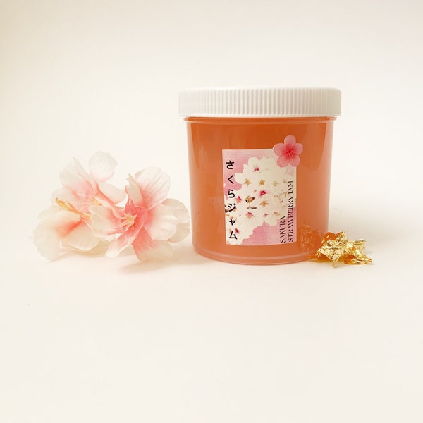 Sakura Jam | Thick Jelly Slime (Available in 6 and 8 oz size)