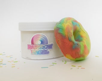 Rainbow Bagel | Scented DIY Clay Slime