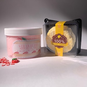 Bolo de Morango DIY Slime de Argila