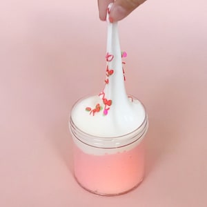 Strawberry Shake Slime | Scented (6 and 8oz available!)