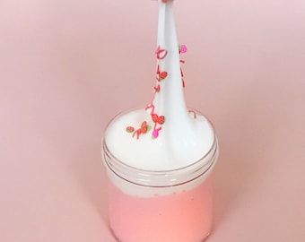 Strawberry Shake Slime | Scented (6 and 8oz available!)