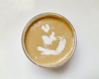 DIY Latte Art Slime | Stretchy, Creamy, Clay Slime | Make your own designs! 6oz and 8oz available