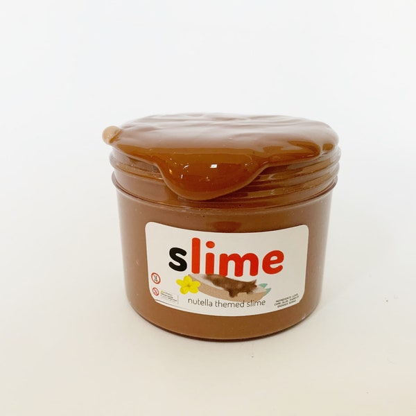 Nutella Slime | Scented, Thick and Glossy, 4, 6, and 8 Oz available