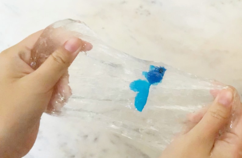 Ultra Clear Slime Stretchy putty Perfect for Gifts Includes fish charm Carnival Fish Unscented Crystal Clear Slime