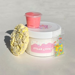 Pink Frosted Sugar Cookie | Scented DIY Clay Slime