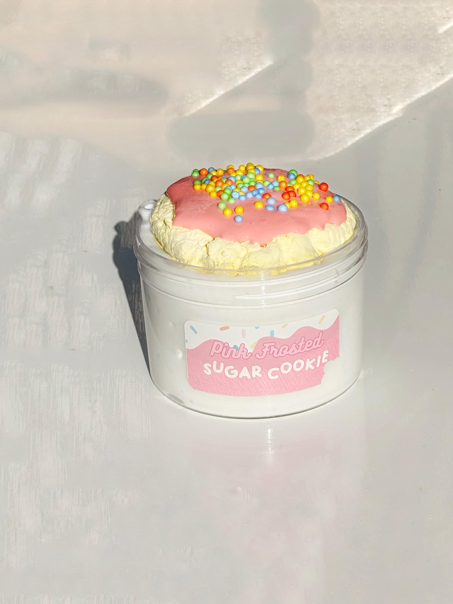 Pink Frosted Sugar Cookie | Scented DIY Clay Slime - Etsy