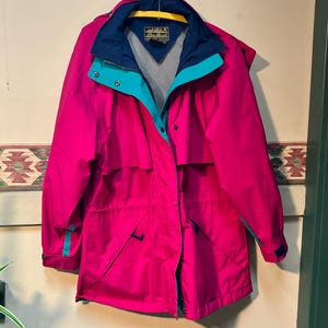 Vintage 1980s/90s Eddie Bauer Regenmantel/ Parka