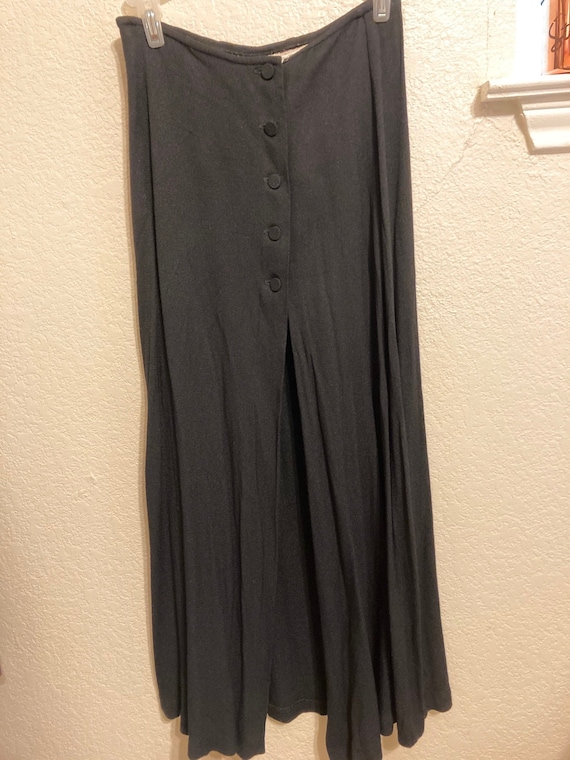 Vintage Express Button Front Long Skirt