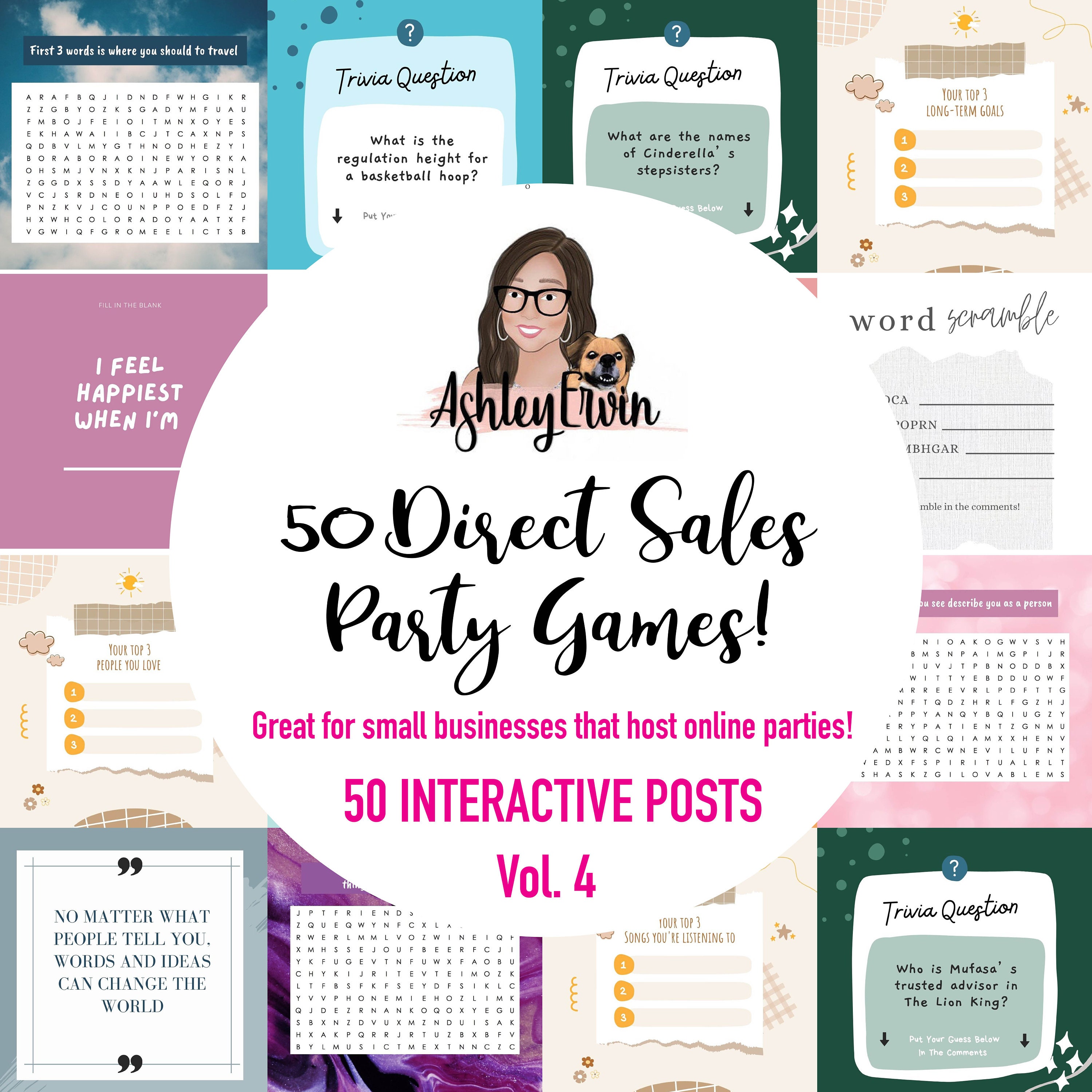Spring Facebook Party Games for Direct Sellers