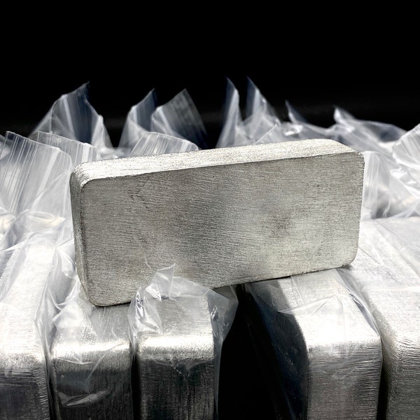 Hand-Poured Pewter Ingots