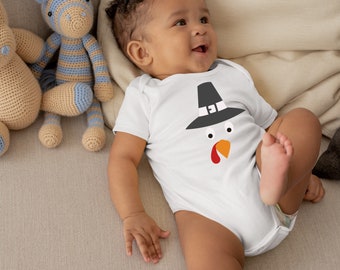 Top Hat Turkey Cute Adorable Thanksgiving Holiday Onesie® for Baby Boys - Cute Outfit For Babies to Celebate Thanksgiving