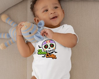 Bone Chillin Halloween Baby Girl Onesie® - Halloween Outfit For New Baby