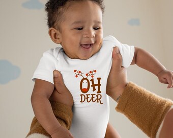 Oh Deer Christmas Unisex Baby Onesie® - Perfect Outfit For Baby Celebrating First Christmas