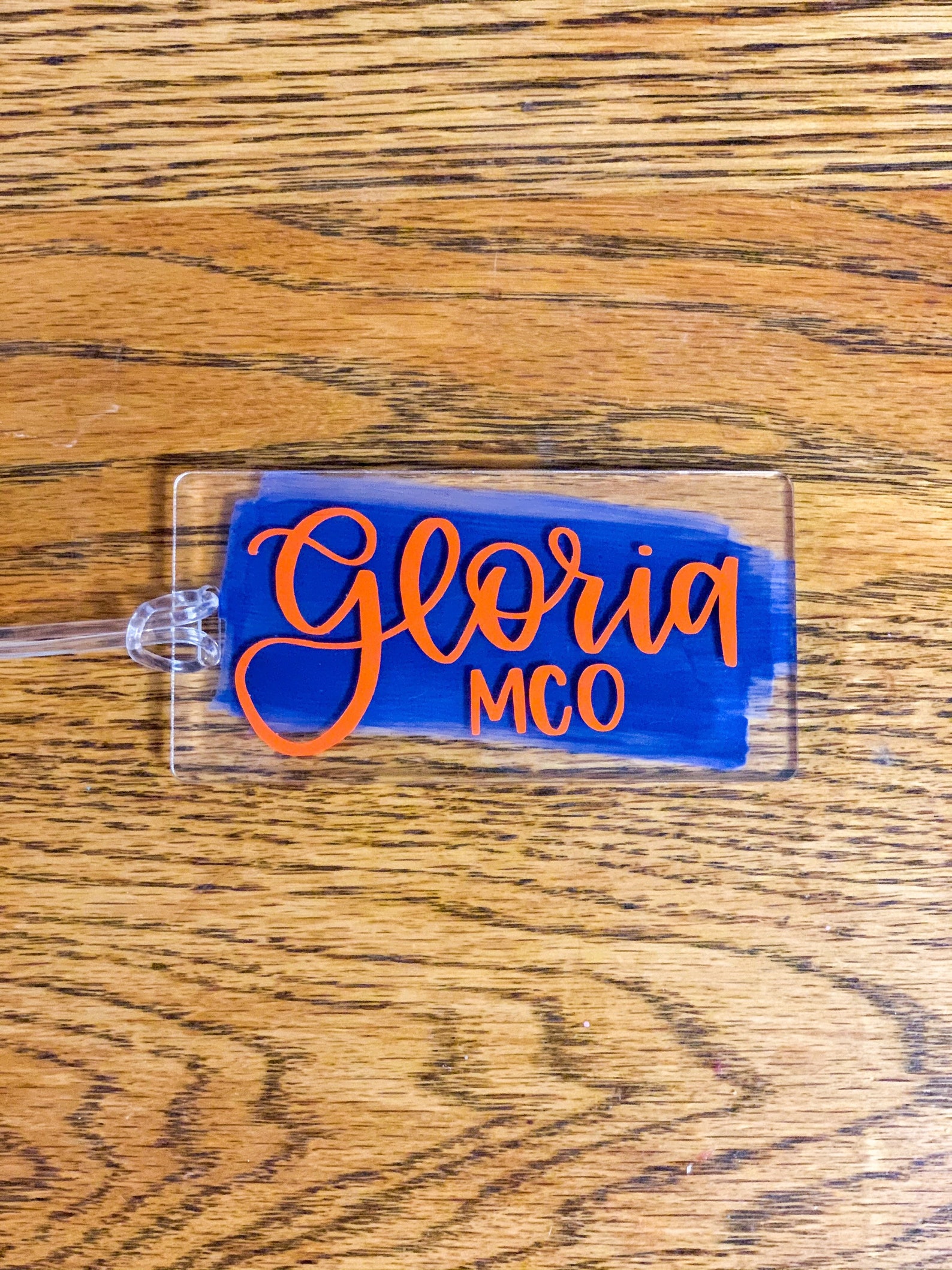 Custom Clear Luggage Tag Acrylic Luggage Tag Personalized Etsy