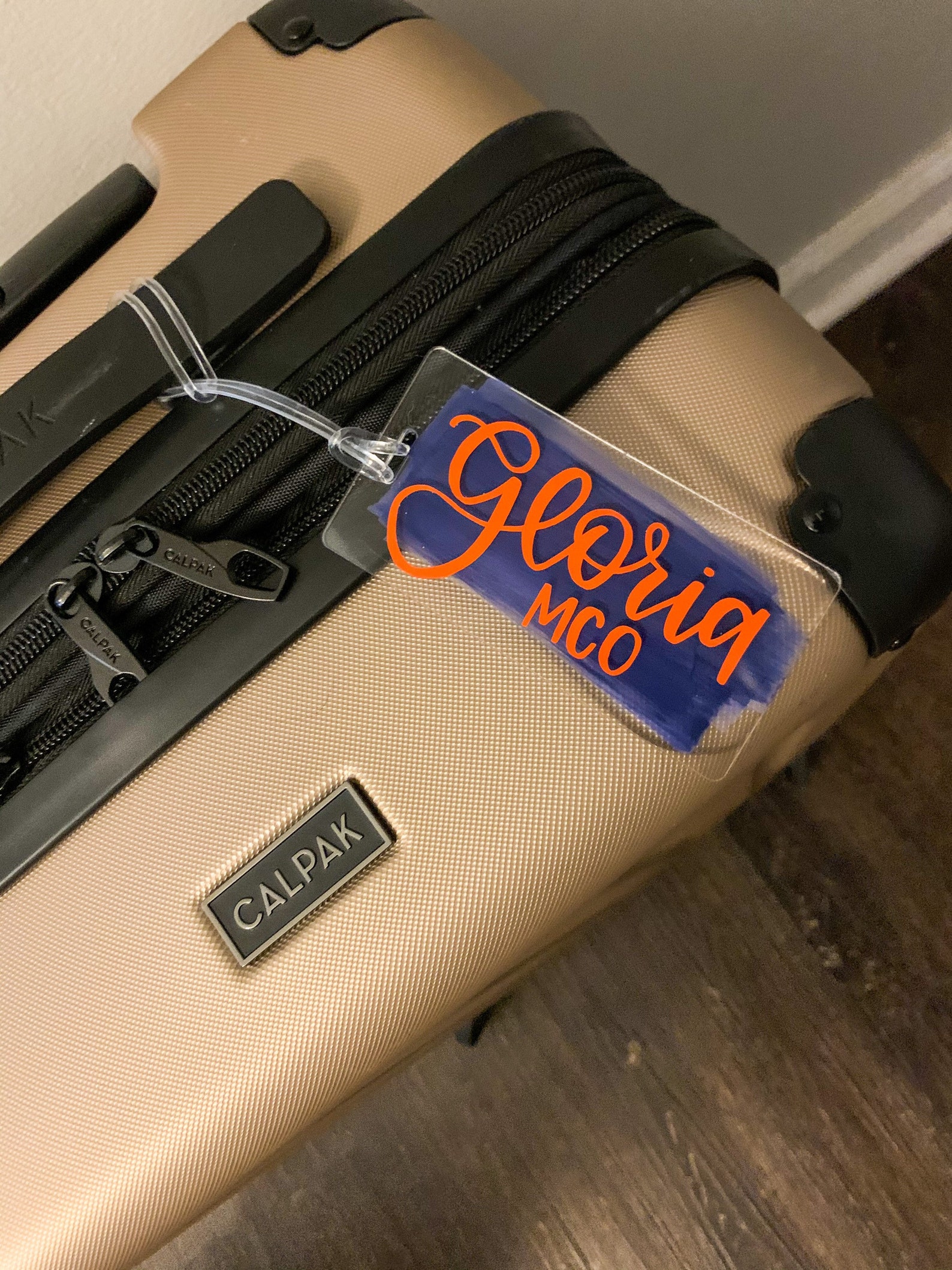 Custom Clear Luggage Tag Acrylic Luggage Tag Personalized Etsy