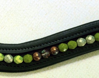 Hebra prefabricada con degradado verde