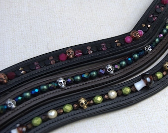 Frontalera personalizada con calavera