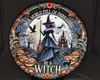 3D Printed Witch Halloween Light Box, In A World Full Of Princesses