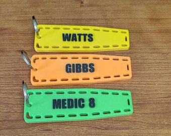 Llavero de tablero médico / Regalo personalizado para primeros auxilios / Tablero espinal paramédico EMT
