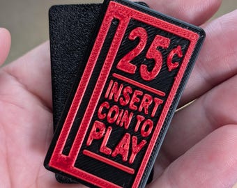 Deslizador antiestrés con monedas: Juguete de escritorio retro arcade para gamers