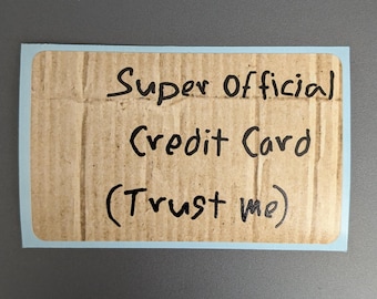 Sin chip, diseño oficial para tarjetas: pegatina de vinilo con estilo de cartón (tarjetas de crédito, débito y dinero ficticio).