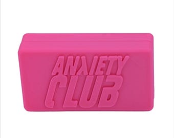 Anxiety Club Fidget Slider: Fight Club Parody, 3D Printed Magnetic Desk Toy