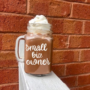 Sale 1 Piece Mason Jar Mug With Chalkboard Labels 16 Oz - Etsy