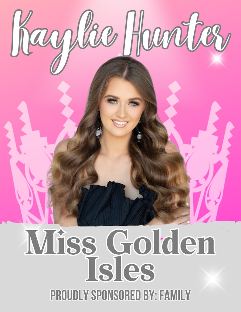 Custom Pageant Ad Pages, Pageant Program Book Page, Pageant Ad ...