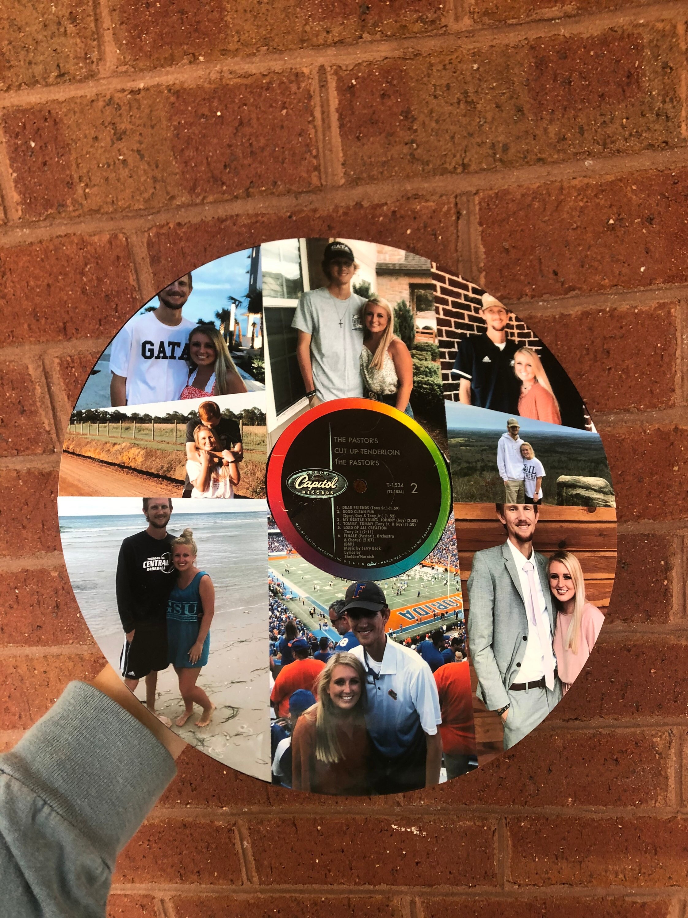 CUSTOM ORDER Vinyl Record Photo Collage Vintage Record Etsy
