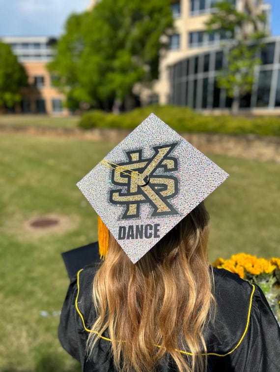 Rhinestone Graduation Cap Black Proverbs 16.3 Custom Graduation Topper