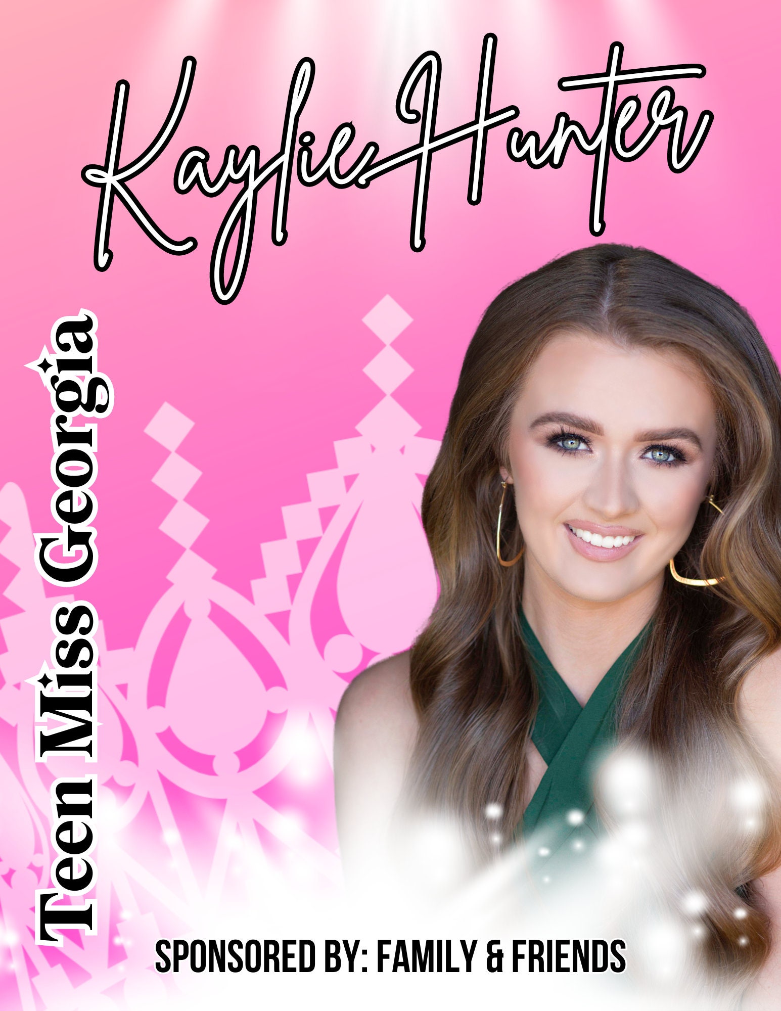 Custom Pageant Ad Pages, Pageant Program Book Page, Pageant Ad ...