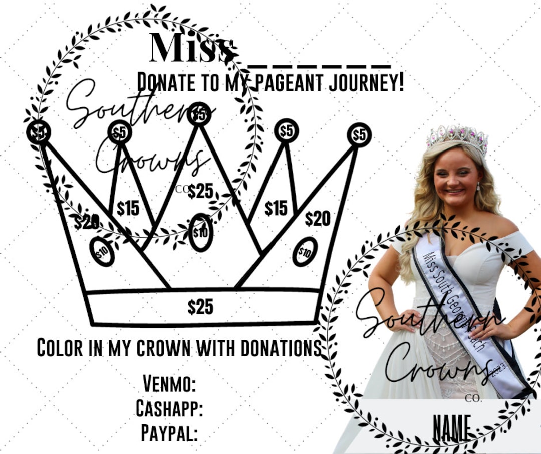 Color My Crown Pageant Fundraiser Custom Pageant Votes Flyer People #39 s Color My Crown Pageant Fundraiser Custom Pageant Votes Flyer People #39 s