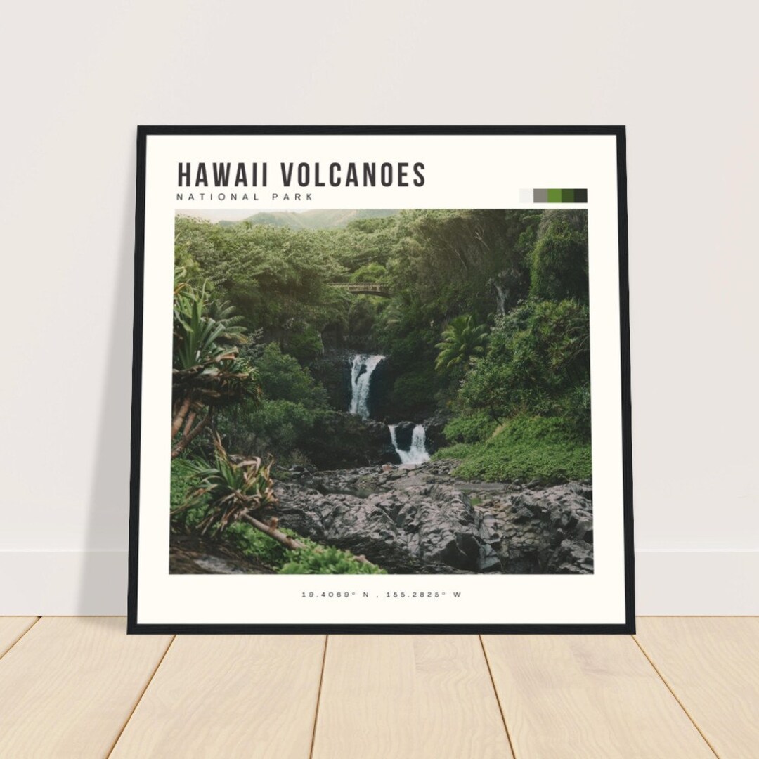 Hawaii Volcanoes Print Hawaii Volcanoes Print Hawaii - Etsy