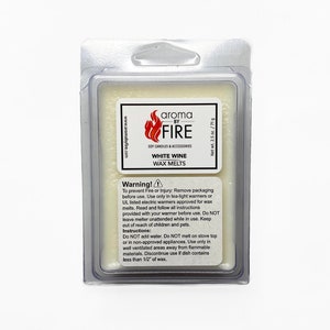 White Wine hand-poured scented soy wax melts