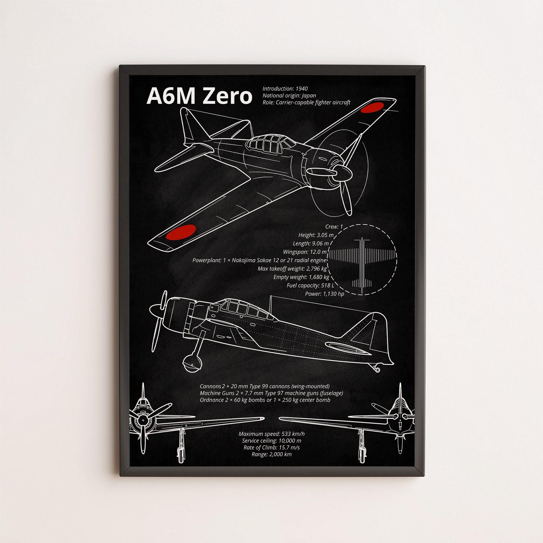 Japanese Zero Plane - Etsy