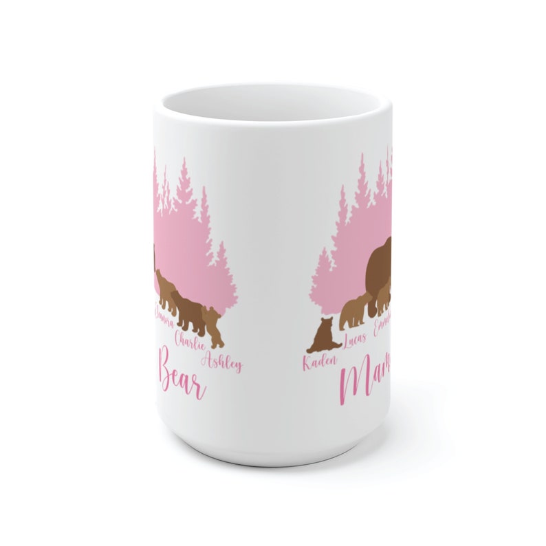 Mama Bear Mug, Grandma Bear Mug, Mama Bear Gift, Mama Bear Cup, Mom Mug Personalized image 9