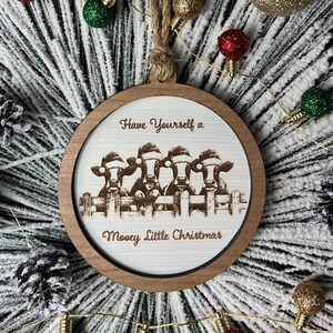Cow Christmas Ornament