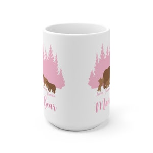 Mama Bear Mug, Grandma Bear Mug, Mama Bear Gift, Mama Bear Cup, Mom Mug Personalized image 2