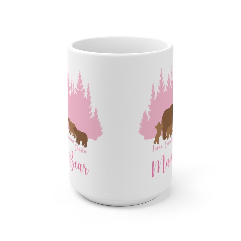 Mama Bear Mug, Grandma Bear Mug, Mama Bear Gift, Mama Bear Cup, Mom Mug Personalized image 2
