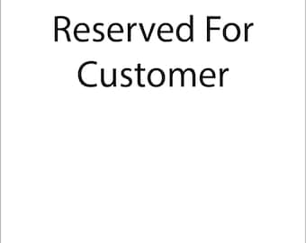Reserved Item For Customer 1